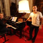 Pedro Halffter y Eduardo Frías, el verano pasado. ANA F. BARREDO