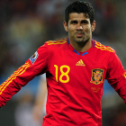 Diego Costa ya se enfundó la camiseta de la selección española.