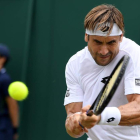Ferrer, durante su encuentro con Gasquet. FACUNDO ARRIZABALAGA