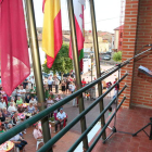 Gutiérrez, durante su intervención en Valdevimbre.