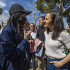 Ione Belarra ayer en Toledo, en el XVI Encuentro Estatal de Participación. ÁNGELES VISDÓMINE