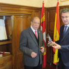 Pedro José Díez y el presidente de la Diputación se reunieron ayer. DL