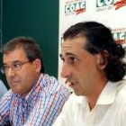 Francisco López Vicente y Jesús Manuel González, en rueda de prensa