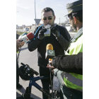 Imagen de archivo de un control de alcoholemia.
