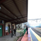 Imagen de la estación de Brañuelas, antes de la bajada hacia el Bierzo por el Manzanal. ANA F. BARREDO