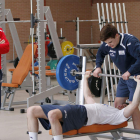La plantilla del Reale Ademar ha trabajado, durante el parón de la Asobal, en el Ceard.