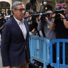 El socio de Inaki Urdangarin, Diego Torres, a su llegada a la Audiencia de Palma.