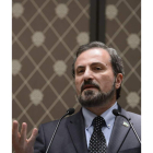 Louay Safi es el portavoz de la delegación opositora.