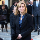 La infanta Cristina, en Barcelona.