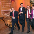 José Blanco y Ángel Villalba en el stand de Feve.