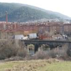 Puente del trazado de Feve a su paso por Cistierna donde fue arrollada la mujer