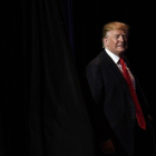 El presidente de los Estados Unidos, Donald Trump, en un evento en Washington.