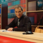 Curro Castillo, presentador del concurso -˜Pupitres-™ que emite la Siete de Castilla y León.