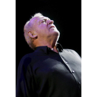 El veterano cantante inglés Joe Cocker, durante uno de sus últimos conciertos.