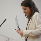 La portavoz de Podemos en el Congreso, Irene Montero