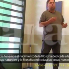 Captura del video difundido de Oriol Junqueras en la prisión de Estremera