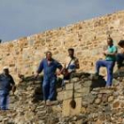 Operarios de las obras en el Castillo encontraron una visión privilegiada