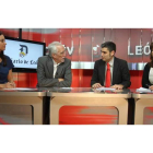 Murciego, Díez, Nuñez y Verónica Viñas, en El Filandón en La 8 de Televisión Castilla y León