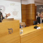 Beatriz Escudero explicó las tendencias de los nuevos alimentos y la industria del sector en el Club de Prensa. RAMIRO