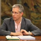 López Benito, en un acto reciente en el Ayuntamiento.