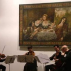 El Cuarteto Pallarés, en una de sus actuaciones.