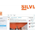 Nuevo perfil de Silvia Clemente en Twitter