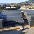 Aspecto exterior del complejo central del Campus del Bierzo, en la zona alta de Ponferrada