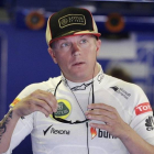 Kimi Raikkonen, el pasado día, en el GP de Monza.
