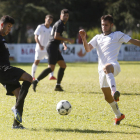 El equipo leonés no sabe lo que es puntuar esta temporada. F. OTERO