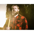 Un ejemplo de estilo 'lumbersexual'.