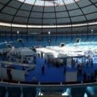 Una imagen general del aspecto que mostraba ayer la feria, instalada en la plaza de toros