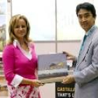 La consejera Silvia Clemente presentando la candidatura de Salamanca como sede de la Japan Week 2006
