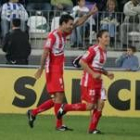 Ignacio Risso celebra su cuarto gol de esta campaña, un tanto que otorgó un nuevo punto a su equipo