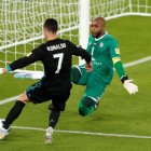 Cristiano Ronaldo, en el partido frente al Al Jazira del Mundial de Clubs.