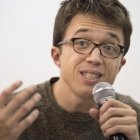 Íñigo Errejón, en una rueda de prensa en Madrid.