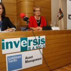 Cristina Merry del Val y María Jesús Soto, ayer en la conferencia en el Club de Prensa.