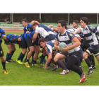 Los integrantes del Bierzo Rugby lucharon al máximo.