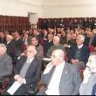 Sacerdotes y religiosos llenaron el aula magna del seminario astorgano