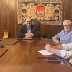 Foto facilitada por el Ayuntamiento de la reunión. DL