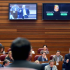 Imagen de archivo de un Pleno en las Cortes, con intervención de Juan Vicente Herrera.