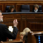 El presidente del Gobierno, Mariano Rajoy, en el Congreso.