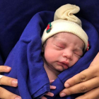 Una bebé tras nacer en el hospital universitario de las Clínicas de Sao Paulo (Brasil).