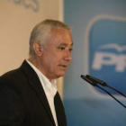 El vicesecretario del PP, Javier Arenas, en una imagen de archivo.