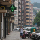 El calor dio ayer un respiro a los vecinos de Ponferrada. BARREDO