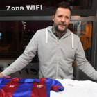 Alberto Rodríguez, sobrino del mítico César e hijo de Calo, también formó parte del FC Barcelona y después también militó en el equipo de su tierra, la Cultural. J. CASARES