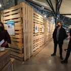 Un momento de la presentación de las nuevas exposiciones de La Fábrica de la Luz. ANA F. BARREDO