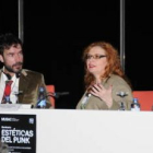 La profesora de la Universidad de Nueva York Vivien Goldman, abriendo el seminario.