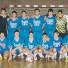 Formación del Ponferrada XXI que milita en la Liga Nacional Juvenil