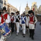 Un momento de la representación en conmemoración de la batalla de Medina de Rioseco.