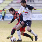 Elías, en un partido de la presente campaña, se quedó al borde del ascenso con la Deportiva en la temporada 2007-2008.